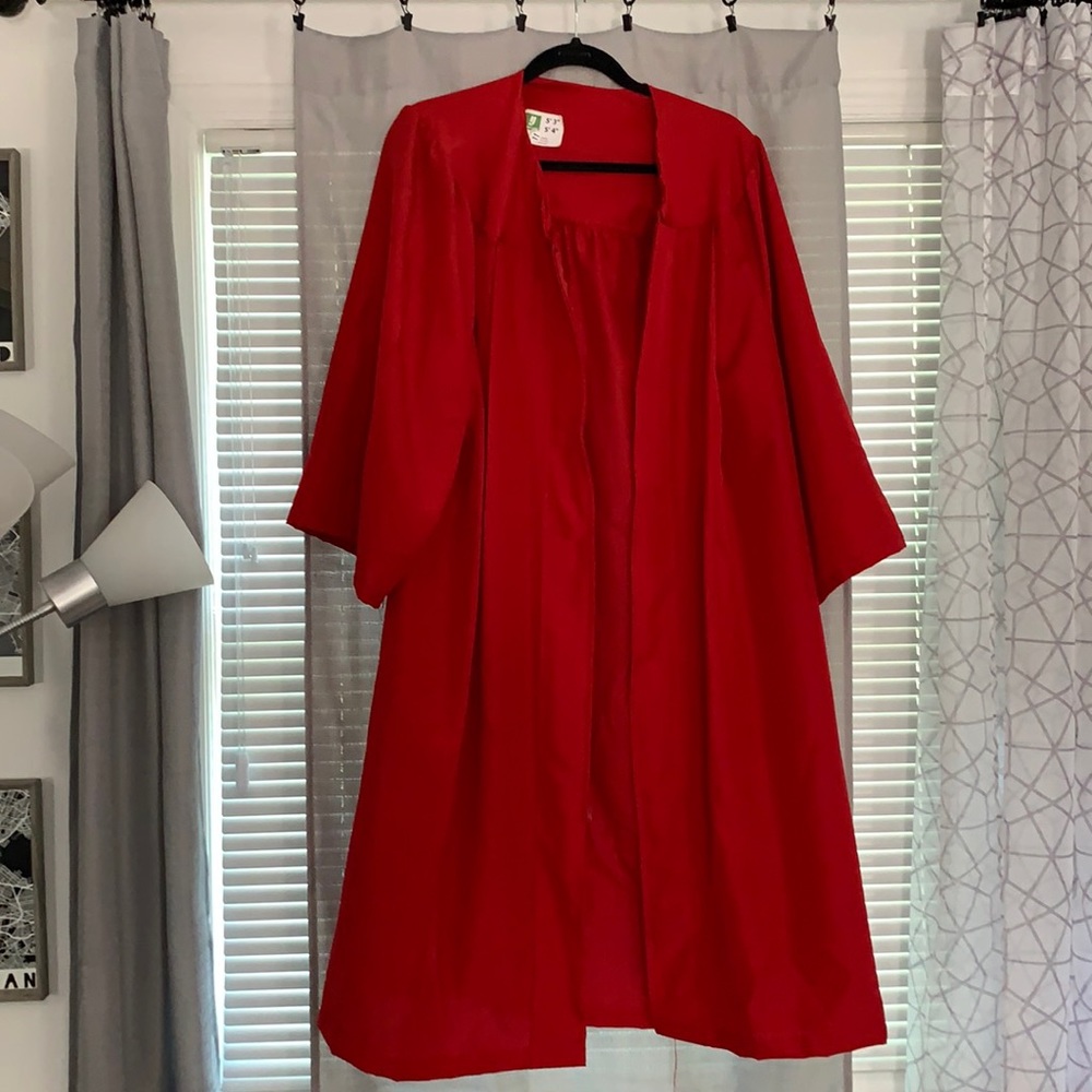 Herff Jones Red Undergraduate Graduation Robe